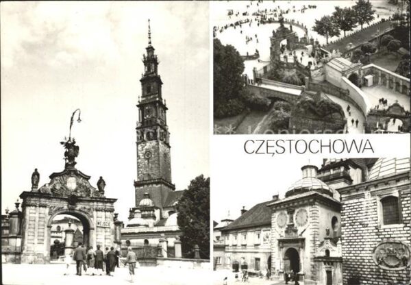 Czestochowa Schlesien Kosciol i klasztor na Jasnej Gorze