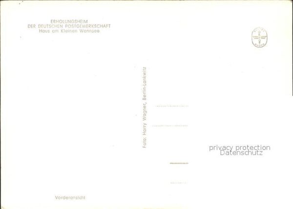 Wannsee Haus am Kleinen Wannsee Erholungsheim D – Bild 2