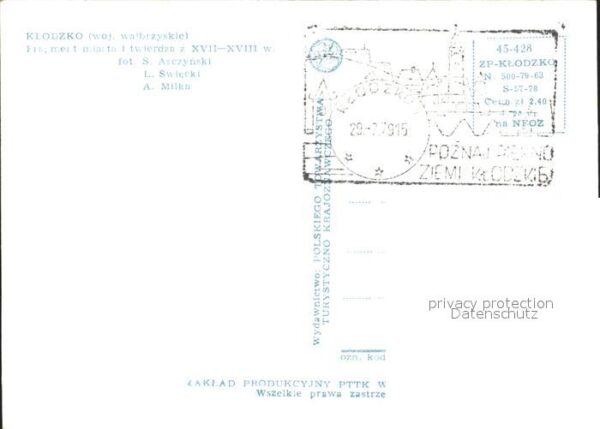 Klodzko Fragment miasta i twierdza z XVII XVIII – Bild 2