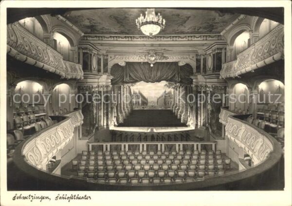 Schwetzingen Schlosstheater 18. Jhdt. Nikolaus von P