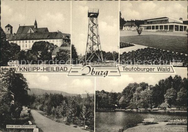 Iburg Teutoburger Wald Schloss Hermannsturm Kurhaus Charlotten