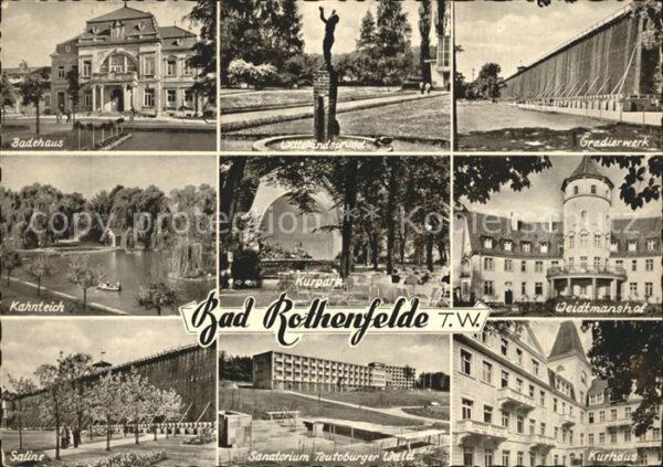 Bad Rothenfelde Badehaus Wittekindsprudel Gradierwerk W