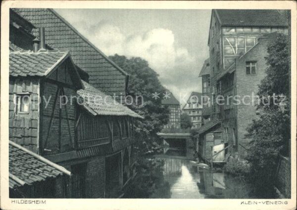 Hildesheim Klein Venedig Kupfertiefdruck