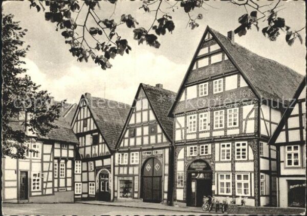 Bad Salzuflen Alte Fachwerkhäuser am Salzhof