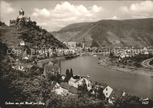 Cochem Mosel Panorama mit Burg