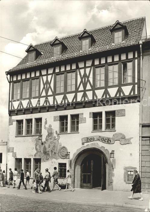 Saalfeld Saale Historische Gaststätte Das Loch Fassade