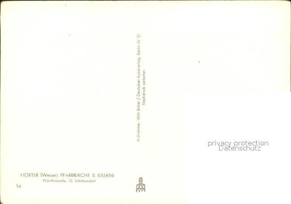 Hoexter Weser Pfarrkirche St Kiliani 12. Jhdt. – Bild 2
