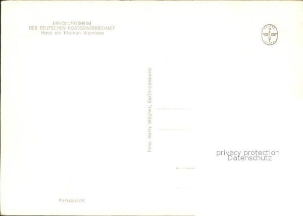 Wannsee Park Haus am Kleinen Wannsee Erholungsh – Bild 2