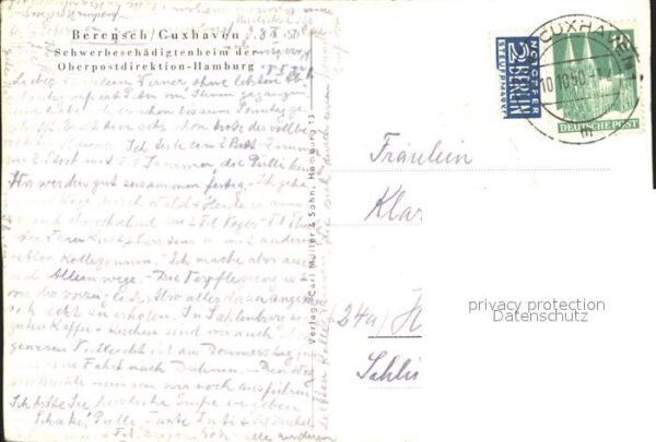 Berensch Schwerbeschädigtenheim der Oberpostdire – Bild 2