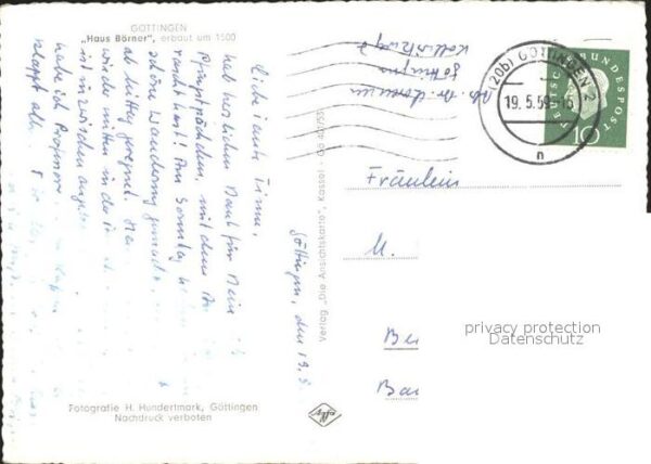 Goettingen Niedersachsen Haus Börner Fachwerkhaus erbaut um 1500 – Bild 2