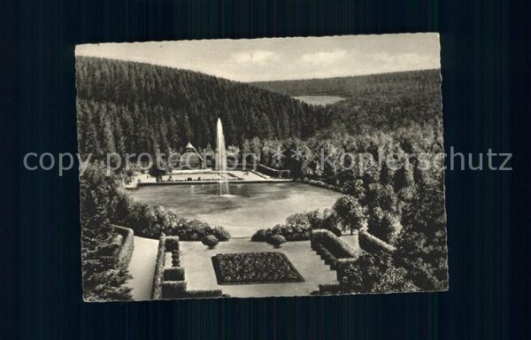 Braunlage Kurgarten Fontäne