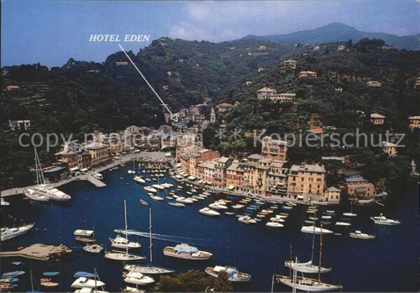 Portofino Liguria Hotel Eden Porto veduta aerea
