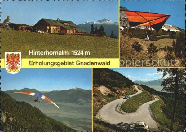 Gnadenwald Bergrestaurant Hinterhornalm Drachenfli