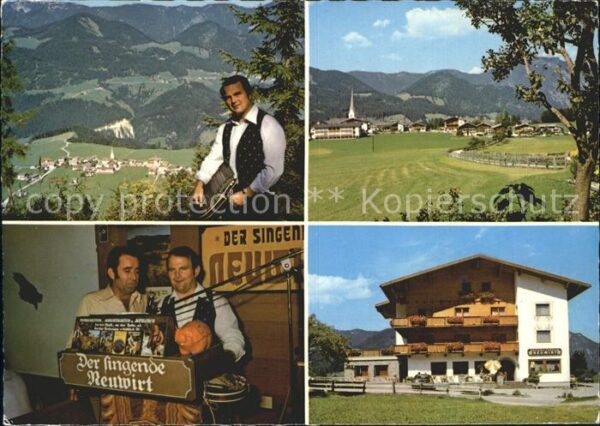 Brandenberg Tirol Gasthof Pension Neuwirt Musikant Alpenp