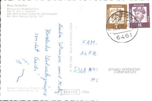 Breitenborn-Luetzel Fliegeraufnahme Haus Hubertus – Bild 2