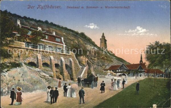 Kyffhaeuser Denkmal mit Restaurant