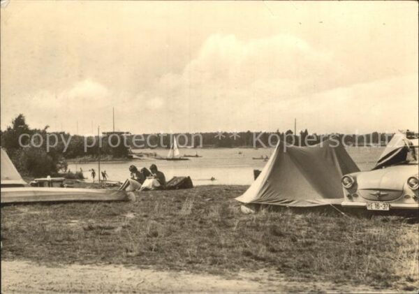Knappensee Oberlausitz Camping Badestelle