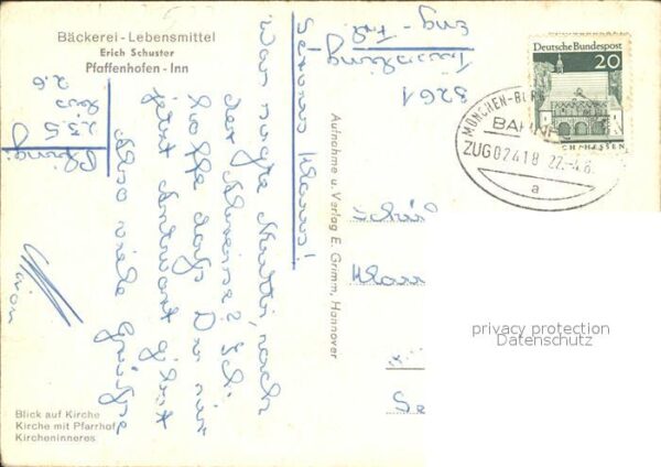 Pfaffenhofen Inn Kirche Bäckerei Erich Schuster – Bild 2