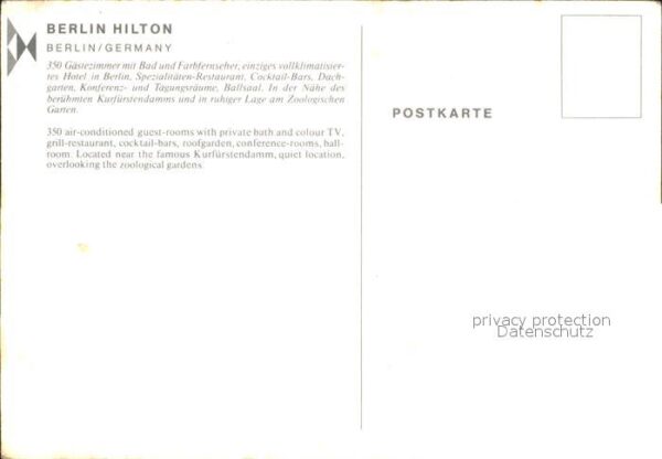 Berlin Hilton Hotel – Bild 2