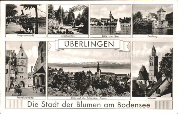 Ueberlingen Bodensee Seepromenade Stadtgarten Seeburg Franzi