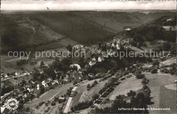 Berneck Altensteig Fliegeraufnahme