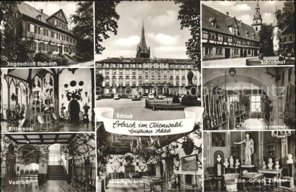 Erbach Odenwald Jagdschloss Eulbach Schloss Schlosshof