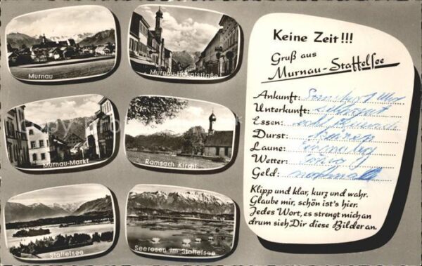 Murnau Staffelsee Total Haupstr Markt Ramsach Kirchl Staf
