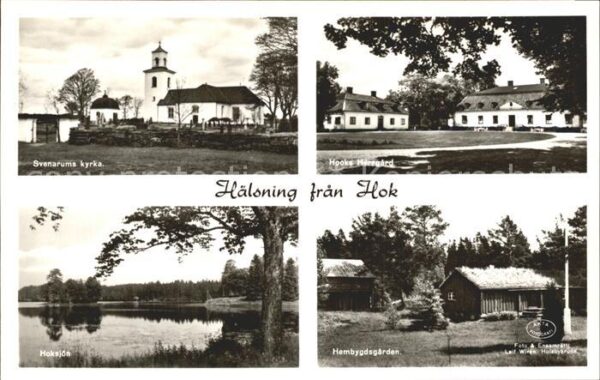 Haelsning Svenarums kyrka Hooks Herrgard Hoksjön