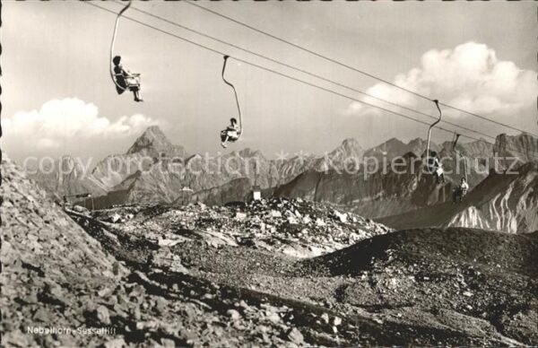 Nebelhorn Sessellift mit Hochvogel