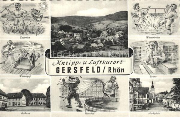Gersfeld Rhoen Tautreten Wassertreten Wasserguss Sauna