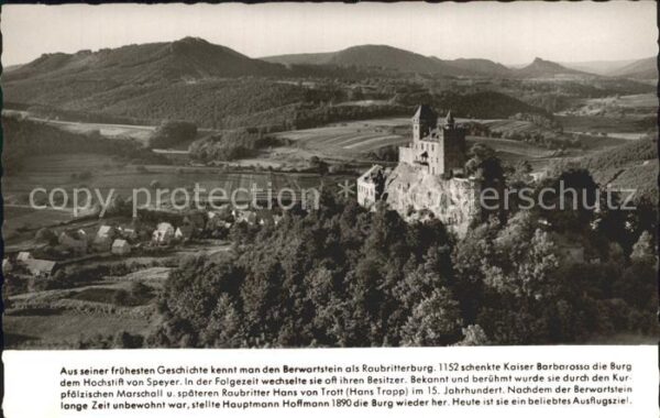 Bad Bergzabern Burg Berwartstein Panorama