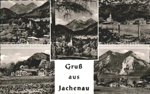 Jachenau Panorama Teilansichten See