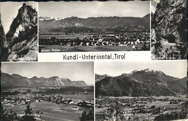 Kundl Kundler Klamm Total mit Rofan und Pendl