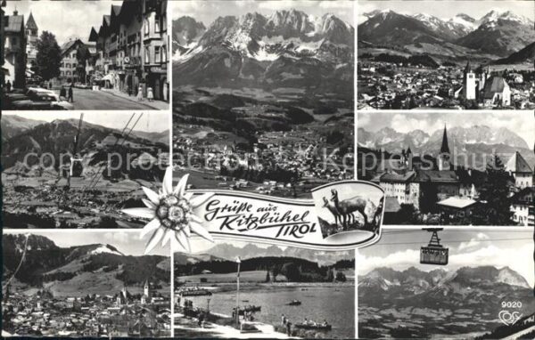 Kitzbuehel Tirol Total Panorama Seilbahn Teilansichten