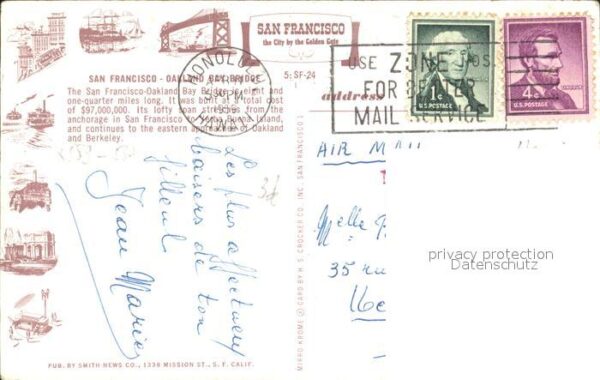 San Francisco California Oakland Bay Bridge – Bild 2