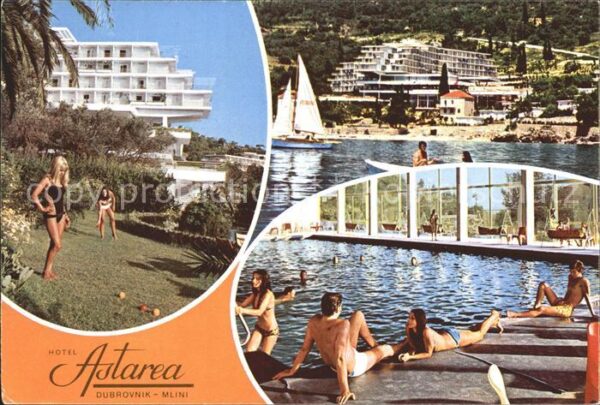 Mlini Dubrovnik Ragusa Croatia Hotel Astarea Strand Schwimmbad