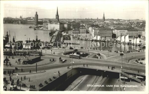 Stockholm Utsikt fran Katarinahissen