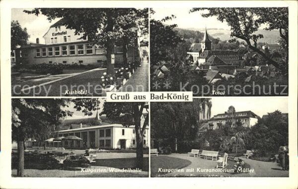 Bad Koenig Odenwald Kurhotel Total Kurgarten Wandelhalle Ku