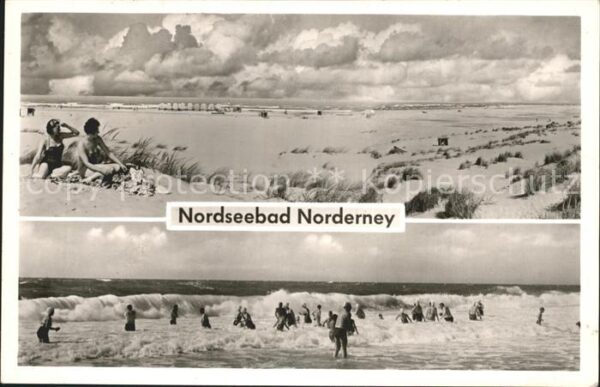 Norderney Nordseebad Strandpartie Badevergnügen