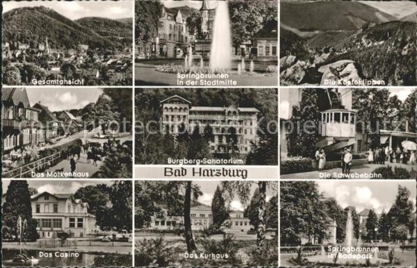 Bad Harzburg Total Springbrunnen Kästeklippen Molken