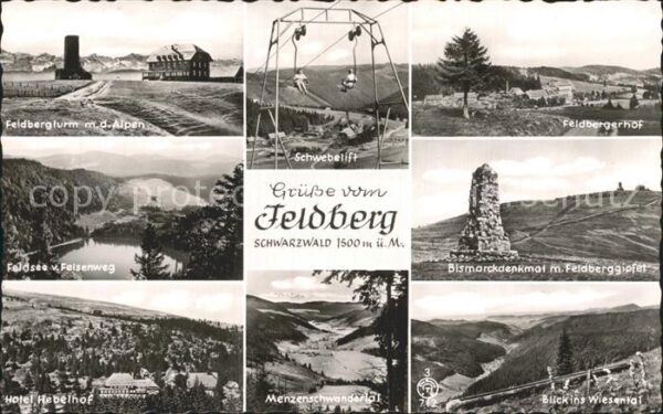 Feldberg Schwarzwald Feldbergturm Schwebelift Feldberger Hof