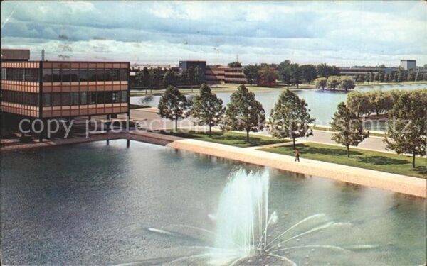 Warren Michigan General Motors Technical Center Fontäne