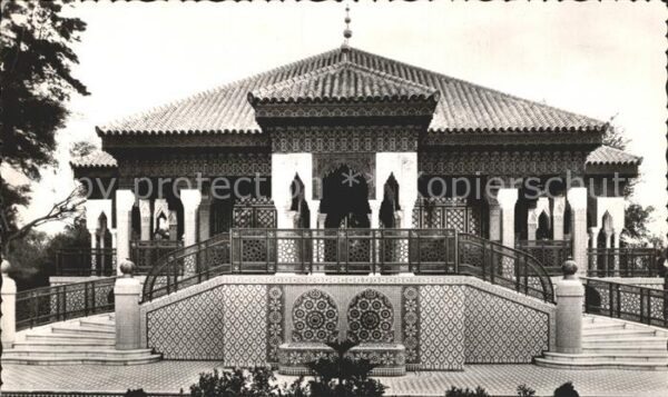 Casablanca Pavillon de the dans le palais de Sa ma