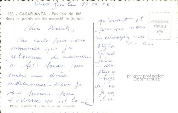 Casablanca Pavillon de the dans le palais de Sa ma – Bild 2