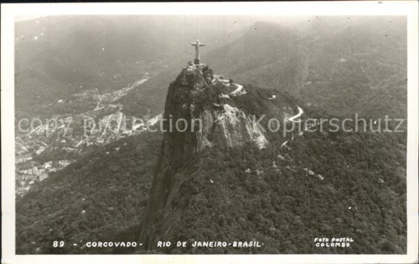 Rio de Janeiro Corcovado Fliegeraufnahme