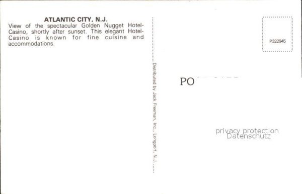 Atlantic City New Jersey Golden Nugget Hotel Casino – Bild 2