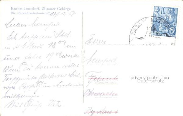 Jonsdorf Die Steenbruchschmiede Ruhebank – Bild 2