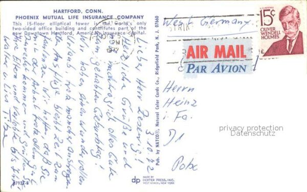 Hartford Connecticut Phoenix Mutual Life Insurance Company – Bild 2