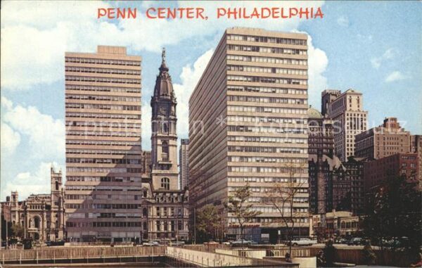 Philadelphia Pennsylvania Penn Center and City Hall