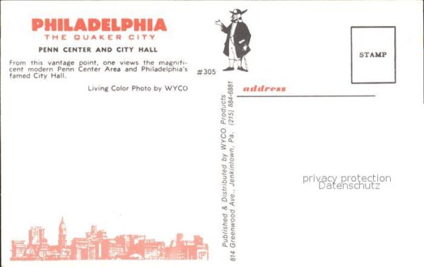 Philadelphia Pennsylvania Penn Center and City Hall – Bild 2